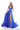 Prom Dresses A Line Long Floral Formal Porm Dress Royal Blue