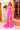 Prom Dresses Beaded Fitted Long Formal Slit Prom Dress Fuchsia