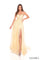 Prom Dresses Glitter Prom Long A Line Corset Applique Formal Dress Light Yellow