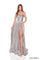 Prom Dresses Prom Long Glitter Metallic A Line Formal Dress Silver