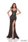 Prom Dresses Long Beaded Corset Formal Glitter Prom Dress Black/Gold