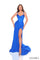 Prom Dresses Long Beaded Corset Formal Glitter Prom Dress Royal Blue