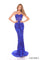Prom Dresses Prom Fitted Sequin Long Corset Formal Dress Bright Royal