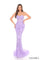 Prom Dresses Prom Fitted Sequin Long Corset Formal Dress Lilac