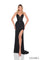 Prom Dresses Prom Fitted Corset Long Formal Glitter Applique Dress Black