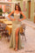 Prom Dresses Long Fitted Slit Formal Glitter Prom Dress Avocado
