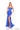Prom Dresses Long Fitted Slit Formal Glitter Prom Dress Royal Blue