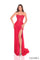 Prom Dresses Fitted Long Formal Lace Corset Prom Dress Red