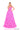 Prom Dresses Prom Glitter A Line Long Tiered Formal Dress Barbie Pink
