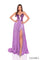 Prom Dresses Prom Long A Line Formal Metallic Dress Purple/Multi