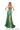 Prom Dresses Prom Metallic Fitted Long Formal Slit Dress Green/Multi