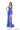 Prom Dresses Fitted Slit Long Formal Floral Prom Dress Royal Blue