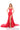 Prom Dresses Slit Fitted Long Formal Beaded Prom Dress Red