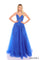 Prom Dresses Formal Long Glitter Applique A Line Prom Dress Royal Blue