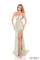 Prom Dresses Long Mermaid Fit Glitter Formal Corset Prom Dress Avocado