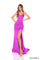 PromDresses Glitter Mermaid Fit Long Formal Corset Prom Dress Magenta