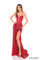 Prom Dresses Long Lace 3D Sequin Formal Prom Dress Red