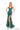 Prom Dresses Fitted Long Slit Sequin Formal Glitter Prom Dress Emerald