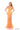 Prom Dresses Prom Long Fitted Floral Applique Formal Sequin Dress Orange