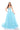 Prom Dresses Beaded Ball Gown Ruffle Prom Pocket Dress Light Blue