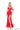 Prom Dresses Long Formal Fitted Slit Lace Prom Dress Red
