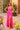 Prom Dresses Long Formal Pleated Slit Prom Dress Fuchsia