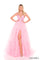 Prom Prom Long Ball Gown Beaded Slit Dress Candy Pink
