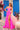 Prom Dresses Prom Beaded Long Fitted High Slit Formal Dress Fuchsia