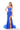 Prom Dresses Prom Beaded Long Fitted High Slit Formal Dress Royal Blue