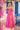 Prom Dresses Prom A Line Slit Formal 3D Sequin Dress Fuchsia