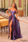 Prom Dresses  Prom Long A Line Metallic 3D Floral Formal Dress Bright Purple