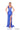 Prom Dresses Long Fitted Metallic Formal 3D Floral Prom Dress Royal Blue