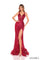 Prom Dresses Prom Long Fitted Sequin Slit Formal Dress Red