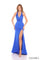 Prom Dresses Fitted Prom Long Formal Slit Dress Royal Blue