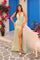 Prom Dresses Fitted Prom Long Formal Slit Dress Sage