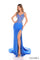Prom Dresses Formal Long Fitted Slit Beaded Prom DressRoyal Blue