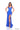 Prom Dresses Prom Fitted Long Formal Beaded Print Dress Royal Blue