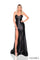 Prom Dresses Long Formal Fitted Slit Lace Prom Dress Black