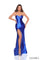 Prom Dresses Long Formal Fitted Slit Lace Prom Dress Royal Blue
