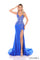 Prom Dresses  Long Fitted Formal Beaded Floral Prom Dress Royal Blue