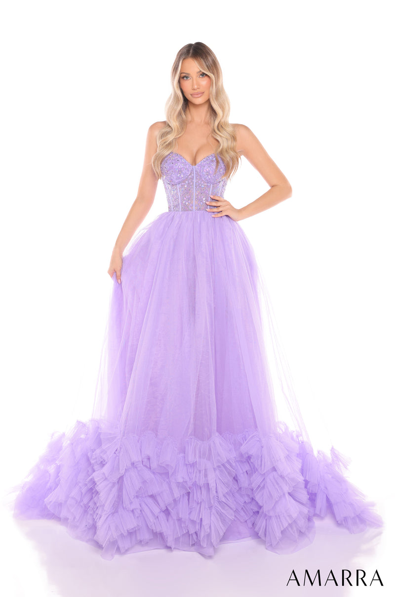 Prom Dresses Prom Long Ball Gown Formal Beaded Dress Lilac