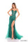 Prom Dresses Glitter Prom Long Sequin Applique Formal Dress Emerald