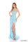 Prom Dresses Glitter Long Formal Mermaid Prom Dress Light Blue