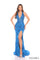 Prom Dresses Glitter Long Formal Mermaid Prom Dress Peacock