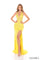 Prom Dresses Glitter Long Formal Mermaid Prom Dress Yellow