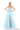 Prom Dresses Ruffle Long Ball Gown Beaded Slit Prom Dress Light Blue