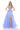 Prom Dresses Ruffle Long Ball Gown Beaded Slit Prom Dress Periwinkle