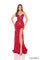 Prom Dresses Prom Fitted Sequin Print Long formal Dress Red