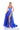 Prom Dresses Prom A Line Formal Long Beaded Print Dress Royal Blue
