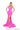 Prom Dresses Beaded Slit Long Formal Fitted Evening Prom Dress Fuchsia